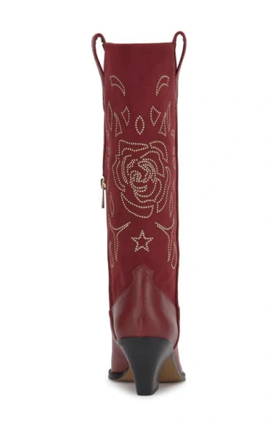 Jessica Simpson Zodra Western Boot In Red