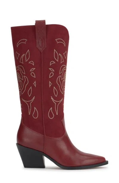 Jessica Simpson Zodra Western Boot In Red