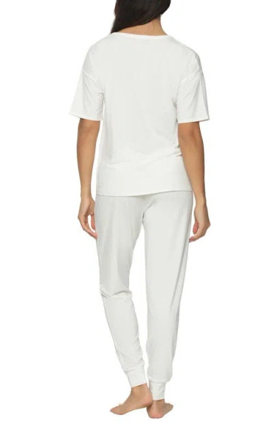 Felina Jessie Henley Pajamas In White