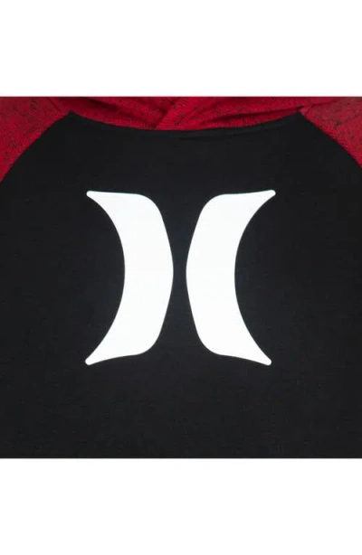 Hurley Kids' Winter Knit Icon Pullover Hoodie In Red