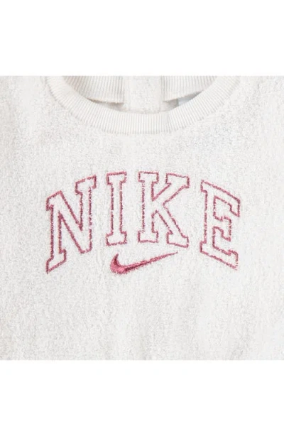 Nike Embroidered Sweatshirt & Flare Pants Set In Multi