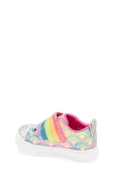 Skechers Kids' Butterfly Light Up Sneaker In White