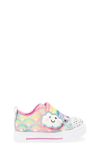 Skechers Kids' Butterfly Light Up Sneaker In White