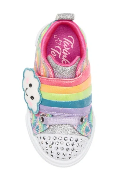 Skechers Kids' Butterfly Light Up Sneaker In White