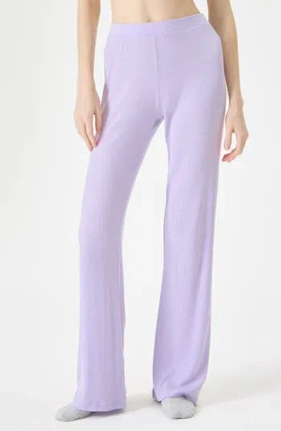 Florence By Mills Flare Pants In Purple