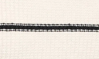 Nic + Zoe Nic+zoe Striped Waffle Stitch Sweater In Multi