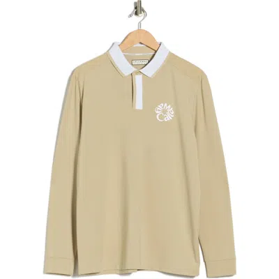 Callaway Colorblocked Polo In Neutral