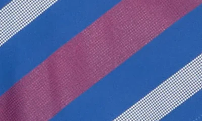 Callaway Triple Stripe Track Sleeve Golf Polo In Blue