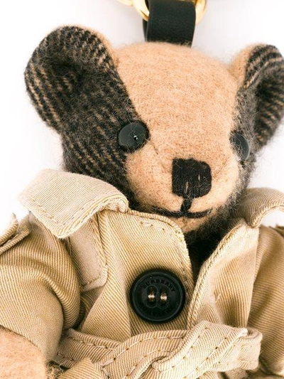 Shop Burberry Thomas Bear Charm In Trench Coat In Brown