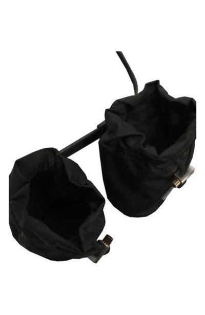 Ferragamo Double Bottle Belt Bag In Black