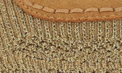 Ferragamo Nima Metallic Knit Sneakers In Green