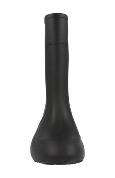 Ferragamo Gancini Logo Rain Boot In Black