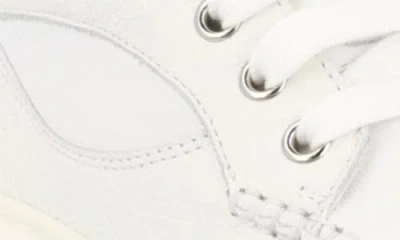 Ferragamo Cassina High Top Sneaker In White