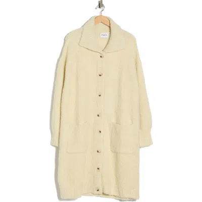 Frnch Schana Long Cardigan In Neutral