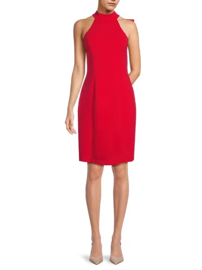 Karl Lagerfeld Women's Tie Bow Detail Dress In Red