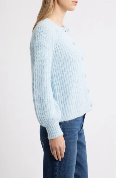 Caslonr Caslon(r) Metallic Shaker Stitch Cardigan In Blue