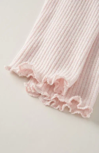 Tucker + Tate Kids' Sparkle Rib Leggings In Pink