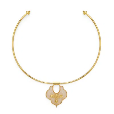 Dhwani Bansal Mosaic Choker In Gold