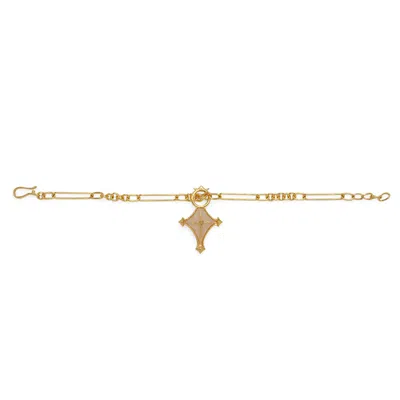 Dhwani Bansal Cruz Bracelet In Gold