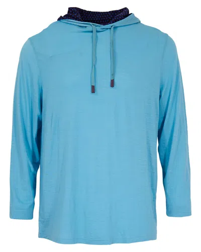 Lords Of Harlech Hugo Hoodie In Blue