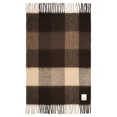 Arctic Fox & Co. Brown / Neutrals The Reykjavik Throw - Dark Earth Brown In Brown