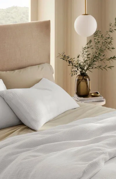 Boll & Branch Dream Duvet Cover & Shams Set In White