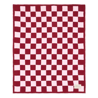 Arctic Fox & Co. Pink / Purple The Teddy Throw - Pink In Red