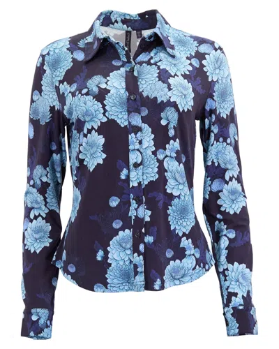 Lords Of Harlech Stephanie Shirt In Blue