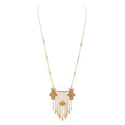 Dhwani Bansal Serai Necklace In Gold