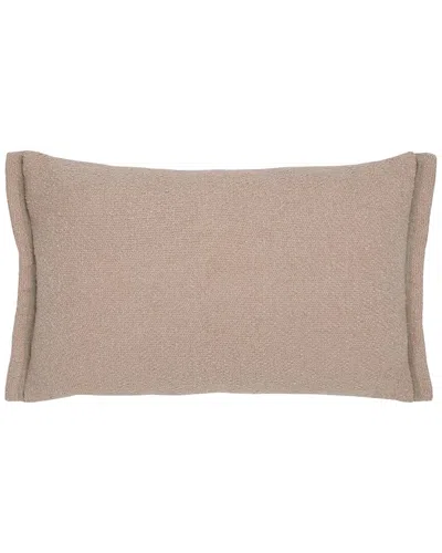 Safavieh Pyper 15x23 Linen-blend Lumbar Pillow In Brown