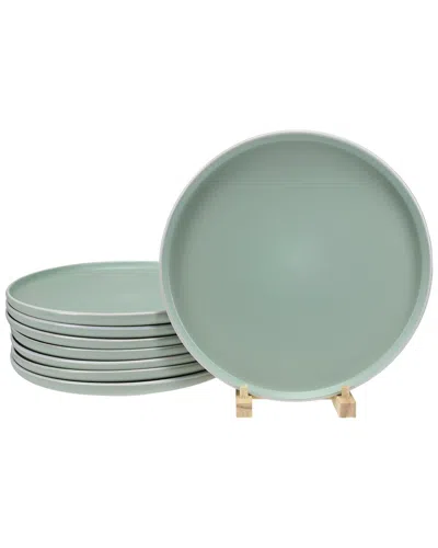Bia Cordon Bleu 8pc Tempo Dinner Plate In Green