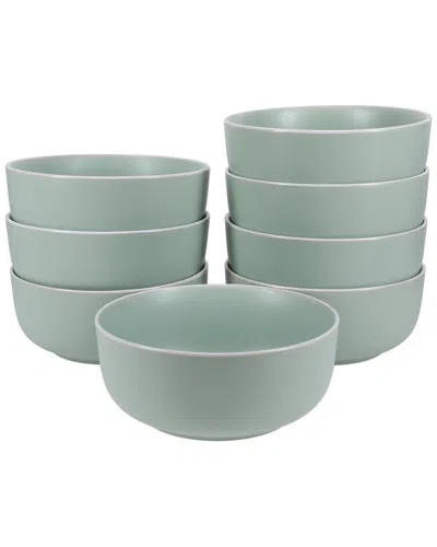 Bia Cordon Bleu 8pc Tempo Cereal Bowl In Green