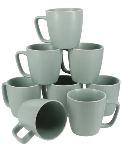 Bia Cordon Bleu 8pc Tempo Mug Set In Green