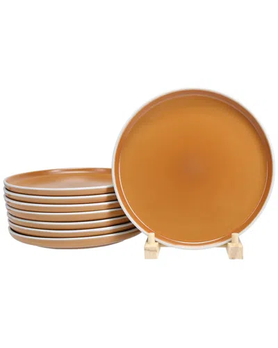 Bia Cordon Bleu 8pc Tempo Salad Plate In Brown