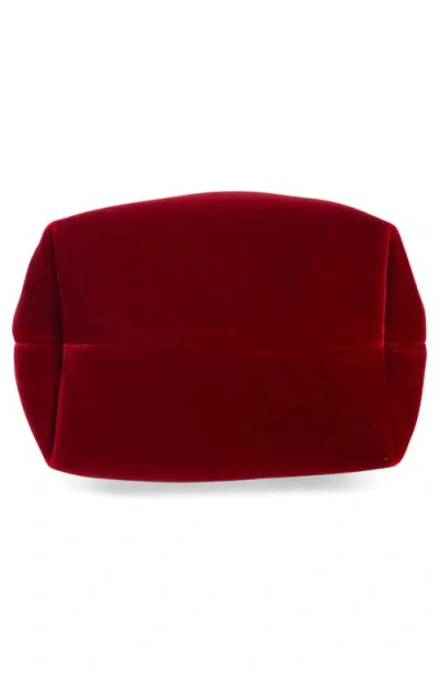 Jimmy Choo Bon Bon Bucket Bag In Red