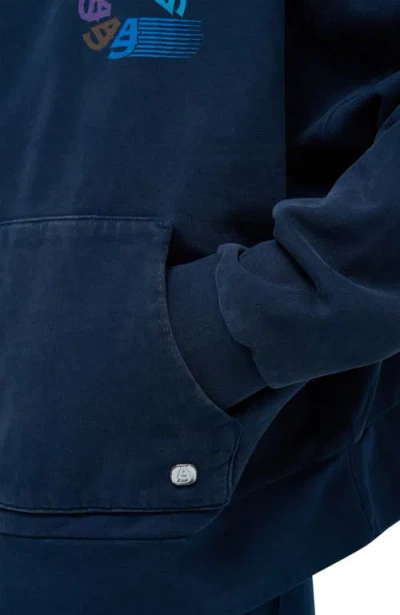 Alphastyle United Hood In Blue