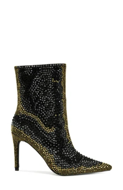 Azalea Wang Ansley Pointed Toe Bootie In Multi