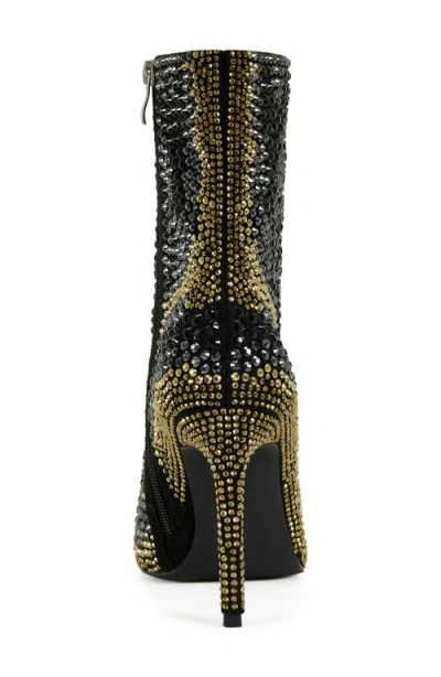 Azalea Wang Ansley Pointed Toe Bootie In Multi