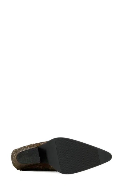 Azalea Wang Greia Pointed Toe Western Boot In Brown