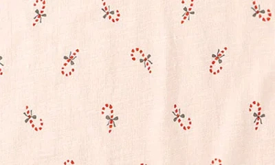 Quincy Mae Candy Cane Romper In Pink