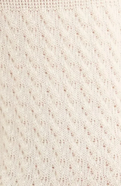 Casa Clara Pine Crew Socks In White