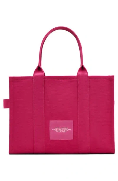 Marc Jacobs The Doggy Cotton Canvas Tote In Pink