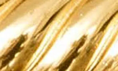 Ettika Twisted Oblong Hair Barrette In Gold