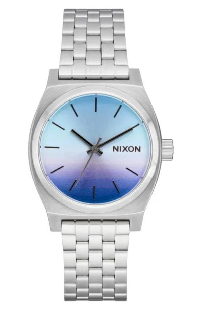 Nixon Medium Time Teller Bracelet Watch, 31mm In Metallic