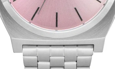 Nixon The Time Teller Bracelet Watch, 37mm In Metallic