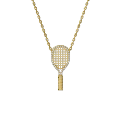 Pascal The Tennis Necklace, White Diamond Halo