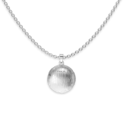 Pascal The Basketball Crooked Ball Diamond Necklace In Metallic
