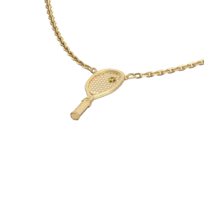 Pascal The Tennis Necklace, Yellow Diamond In Gold