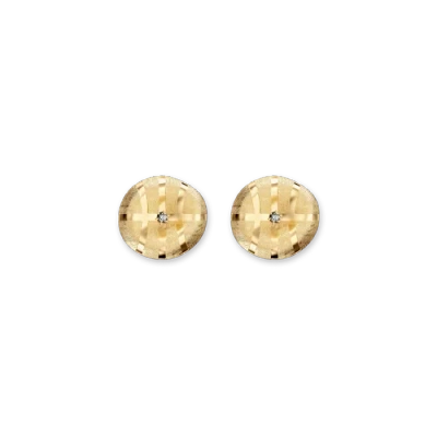 Pascal The Basketball Leaking Ball Diamond Earrings In Gold