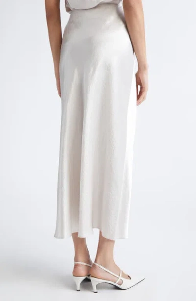 Jason Wu Collection Bias Cut Washed Twill Skirt In Gray